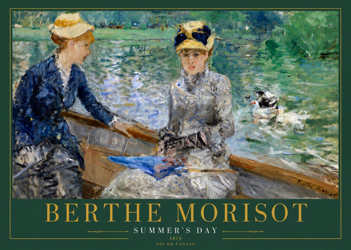 Berthe Morisot Summer's Day No5 - Poster