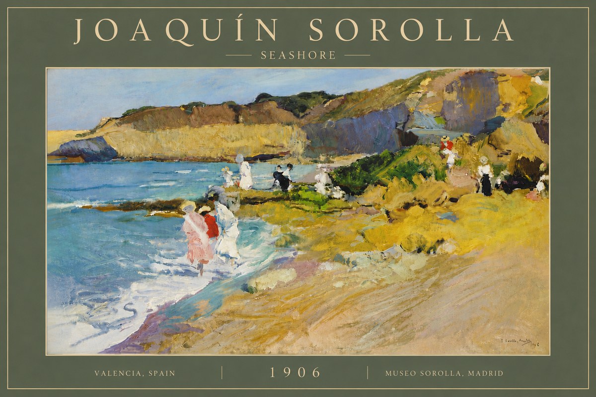 Sorolla Seashore No6 - Poster
