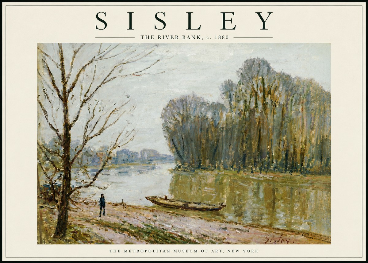 Sisley The River Bank II No6 - Poster