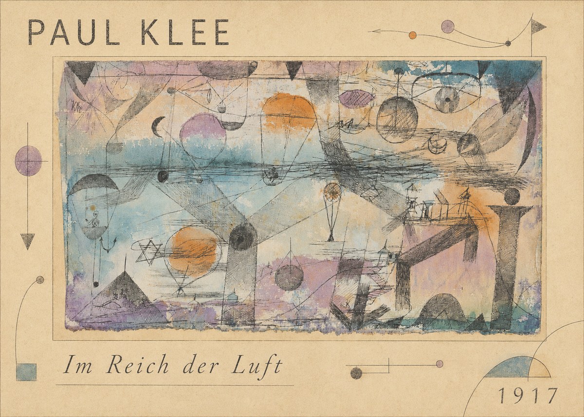 Paul Klee Im Reich Der Luft No1 - Poster