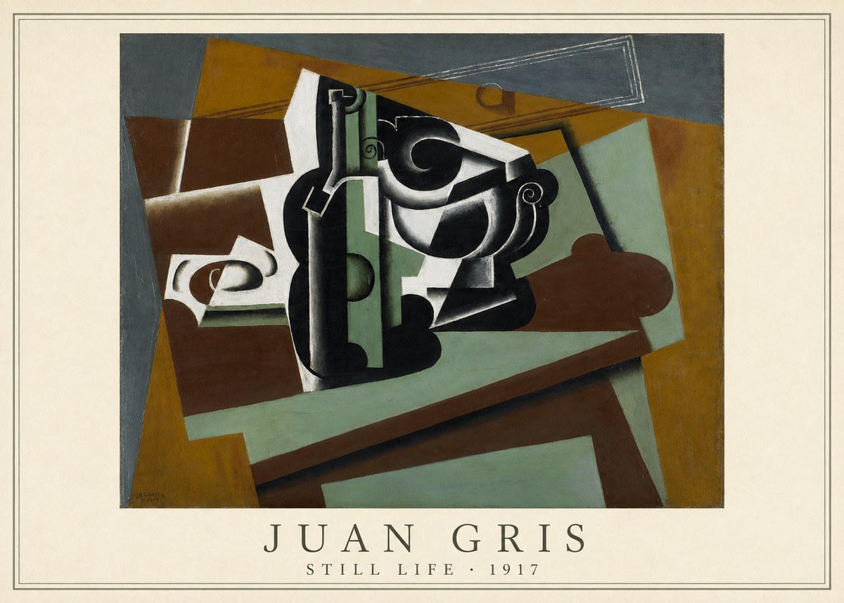 Juan Gris Still Life I No4 - Poster