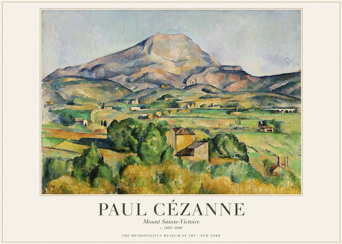 Paul Cézanne Mount Sainte-victoire No1 - Poster