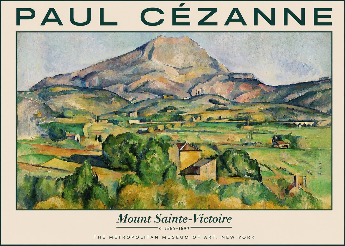 Paul Cézanne Mount Sainte-victoire No5 - Poster