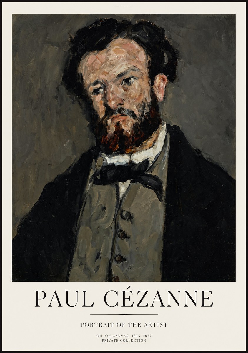 Paul Cézanne Portrait of the Artist I No1 - Poster