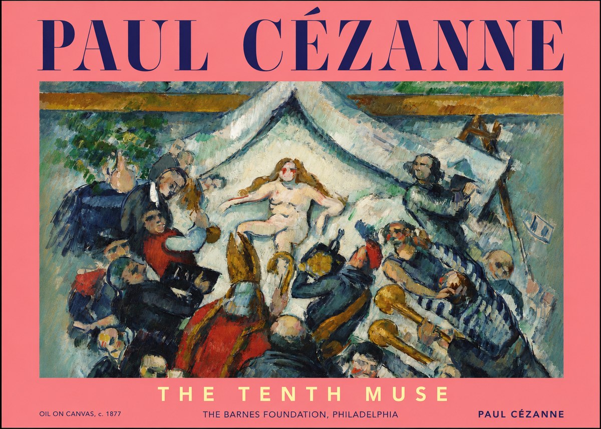 Paul Cézanne The Tenth Muse No2 - Poster