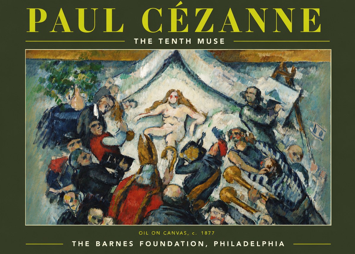 Paul Cézanne The Tenth Muse No4 - Poster