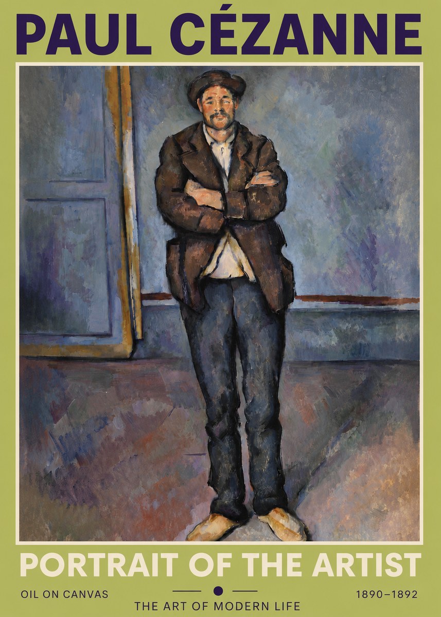Paul Cézanne Portrait of the Artist II No3 - Poster