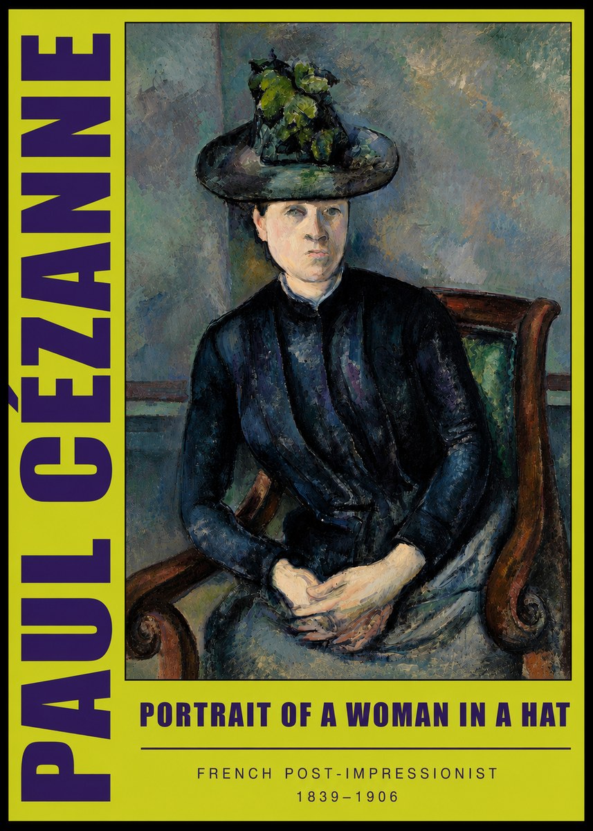 Paul Cézanne Portrait of a Woman II No5 - Poster