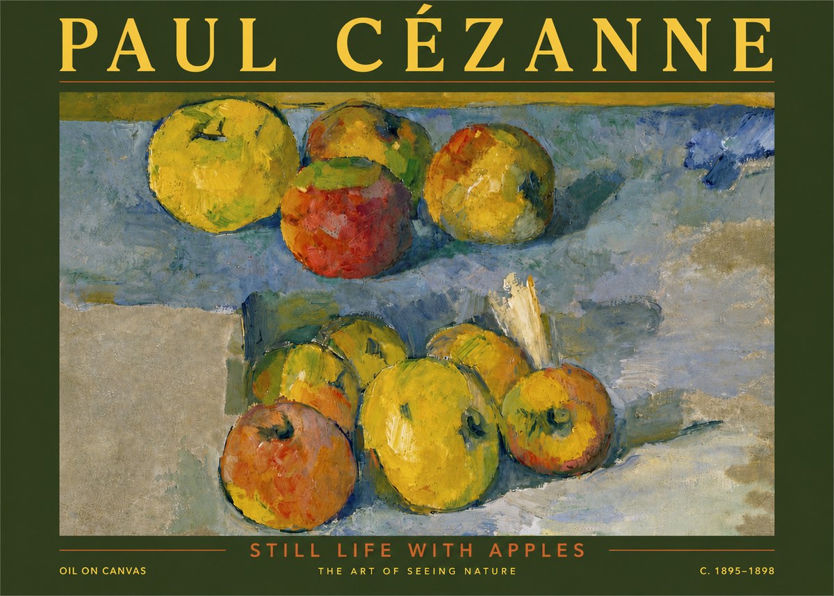 Paul Cézanne Still Life with Apples No5 - Poster