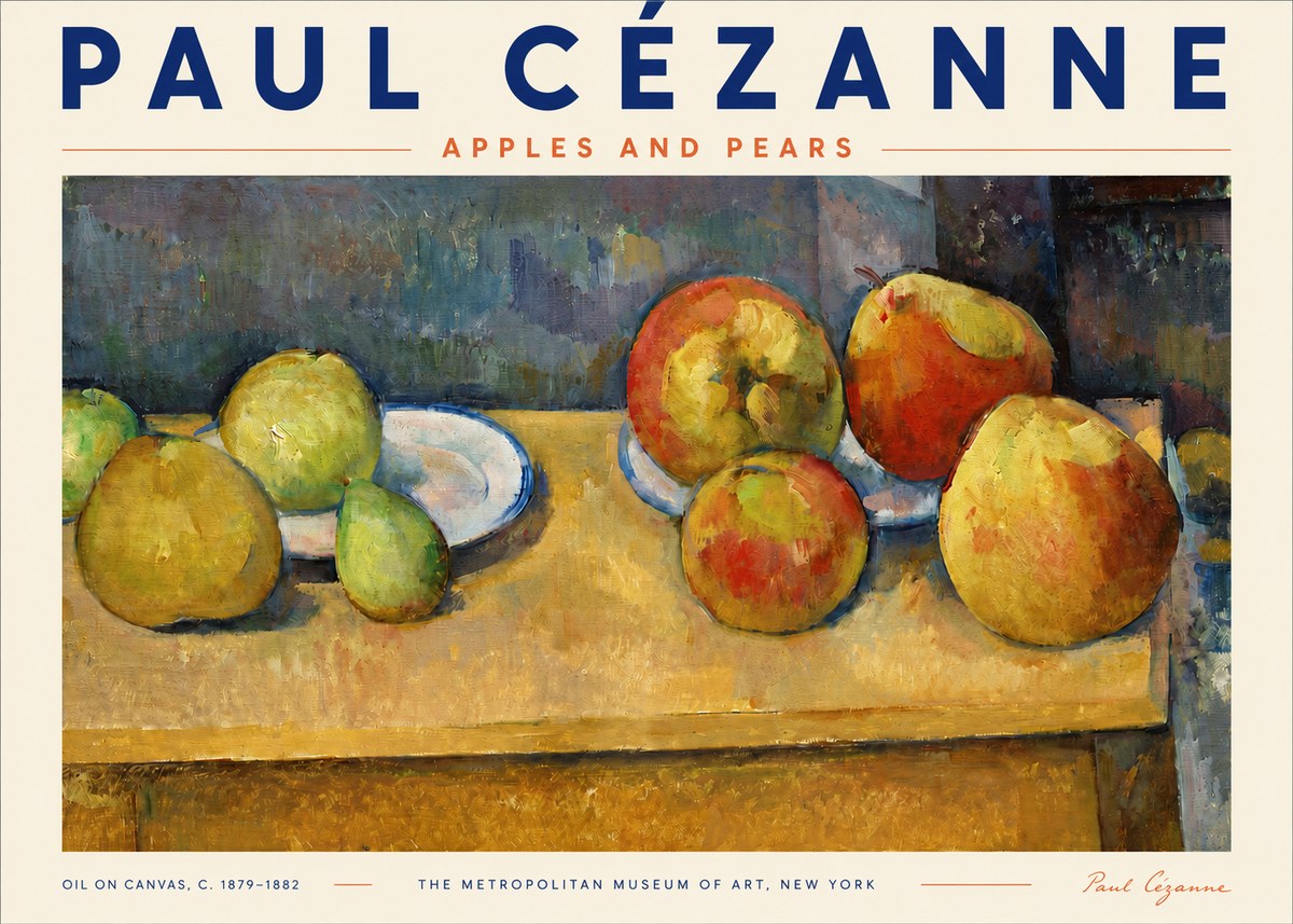 Paul Cézanne Apples and Pears No3 - Poster