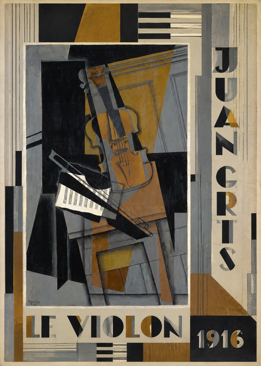 Juan Gris Le Violon No6 - Poster
