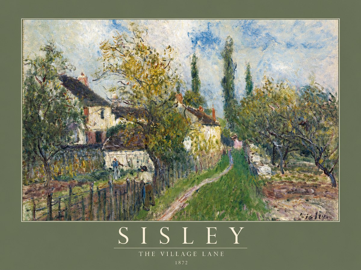 Sisley The Village Lane No2 - Poster
