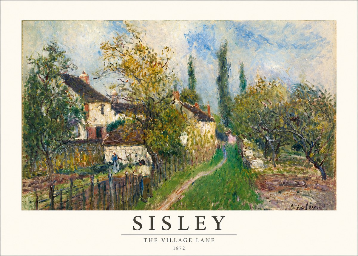 Sisley The Village Lane No3 - Poster