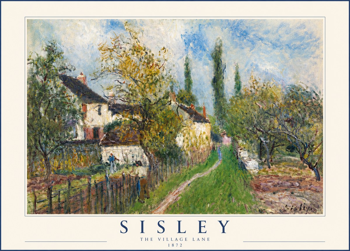 Sisley The Village Lane No4 - Poster