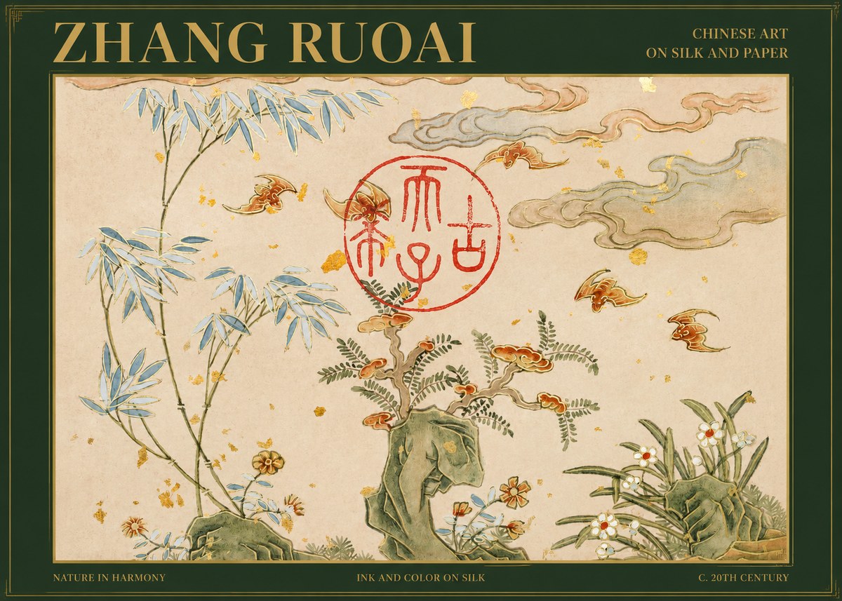 Zhang Ruoai Nature in Harmony No1 - Poster