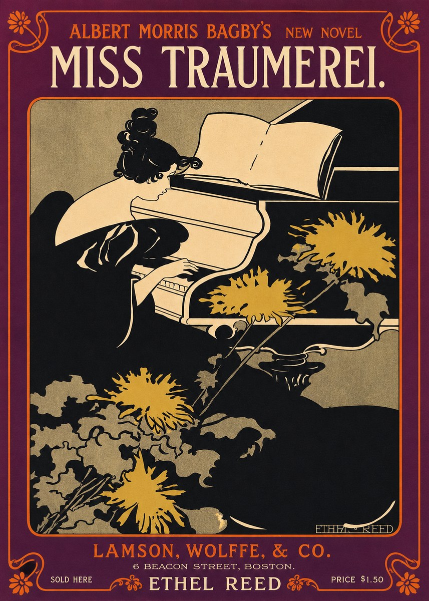 Ethel Reed Miss Traumerei. No2 - Poster