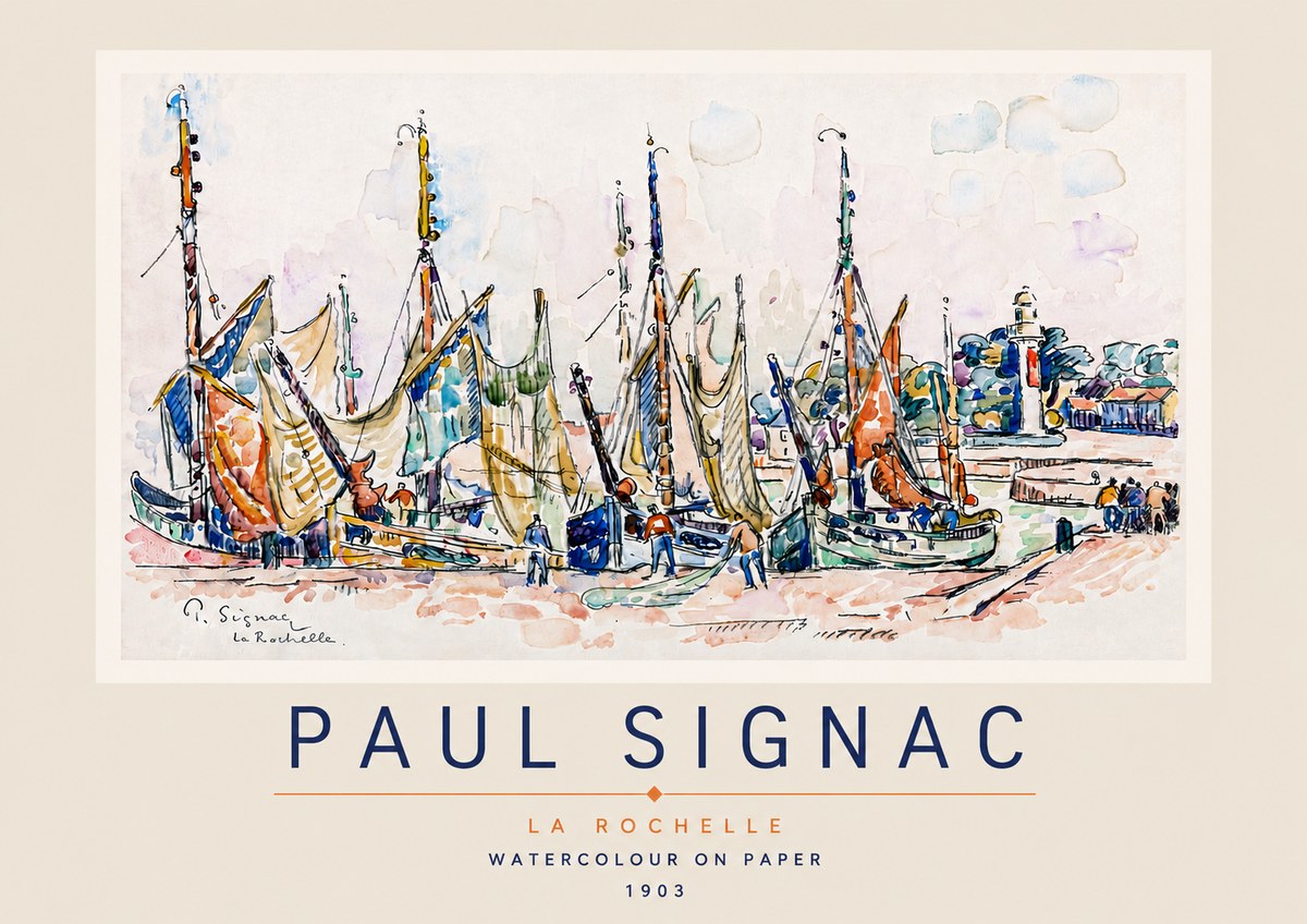 Signac La Rochelle I No3 - Poster