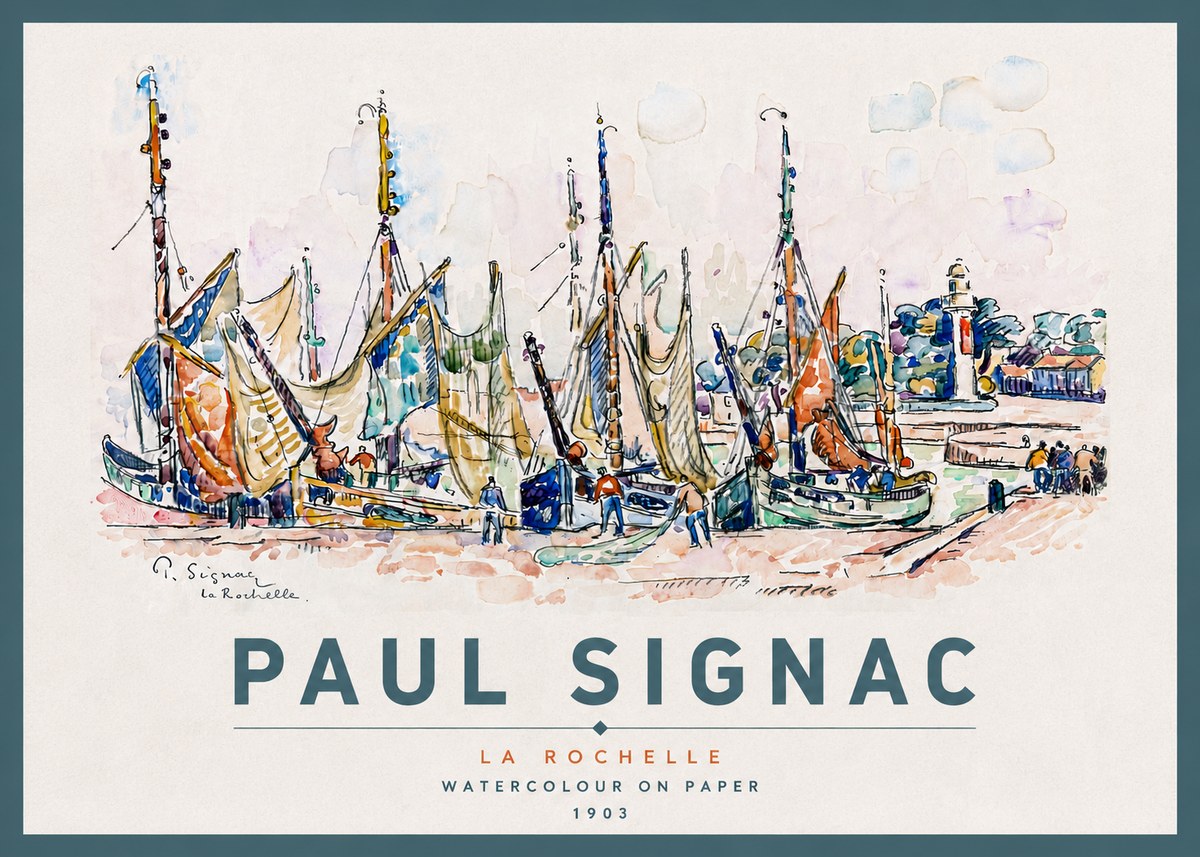 Signac La Rochelle I No4 - Poster