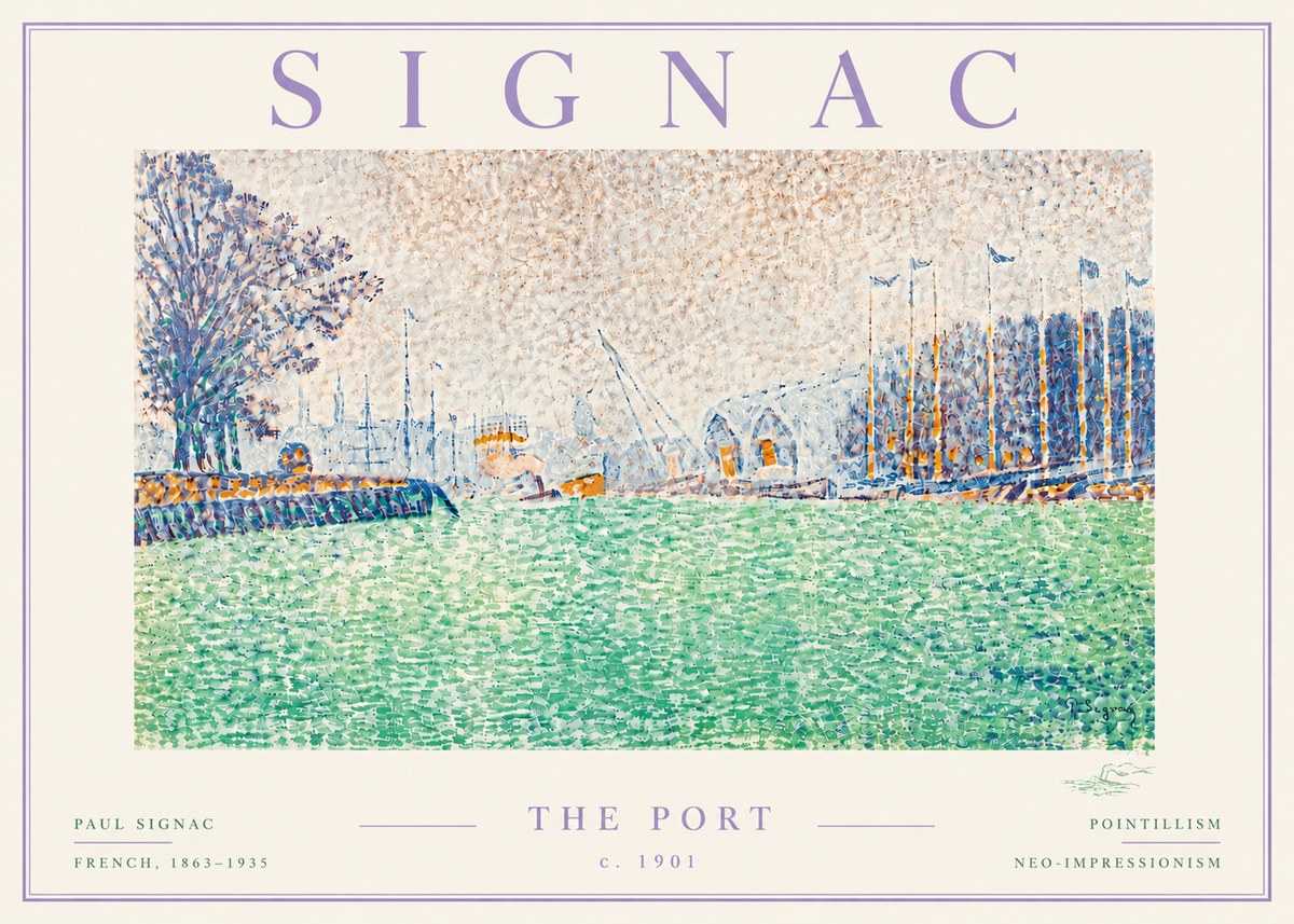 Signac The Port II No6 - Poster