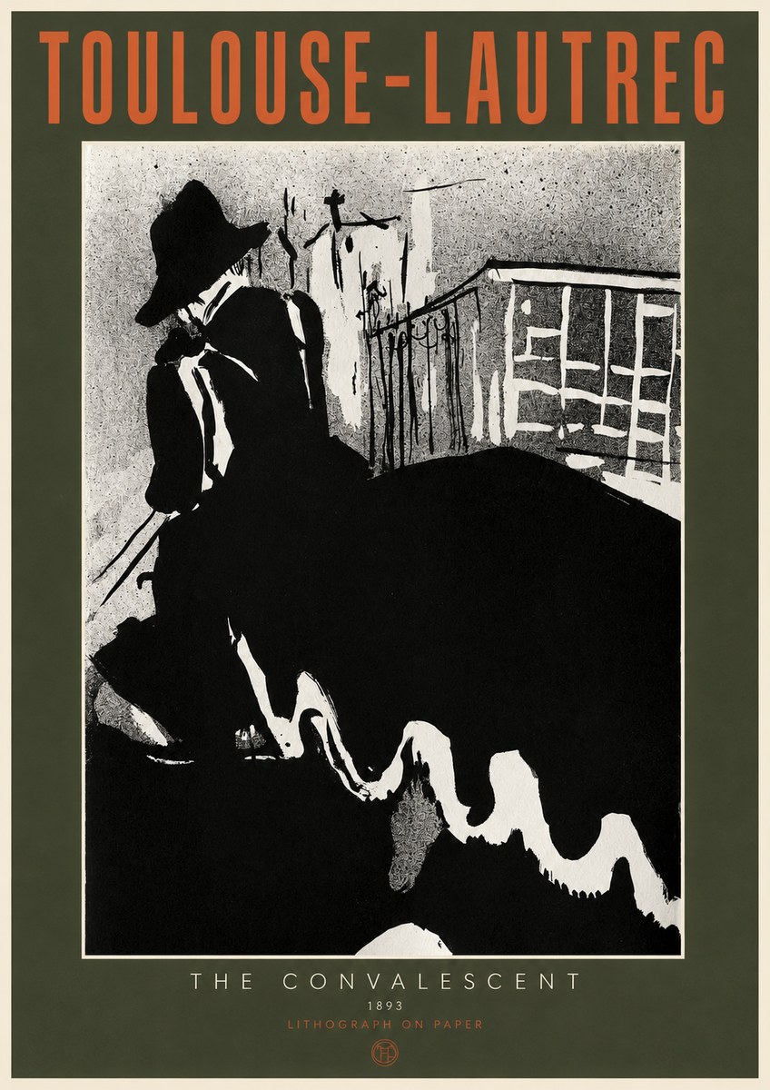 Toulouse-Lautrec The Convalescent No2 - Poster