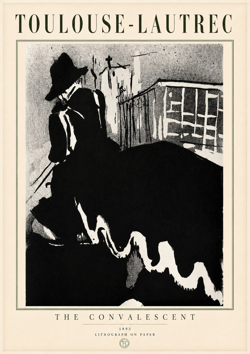 Toulouse-Lautrec The Convalescent No4 - Poster