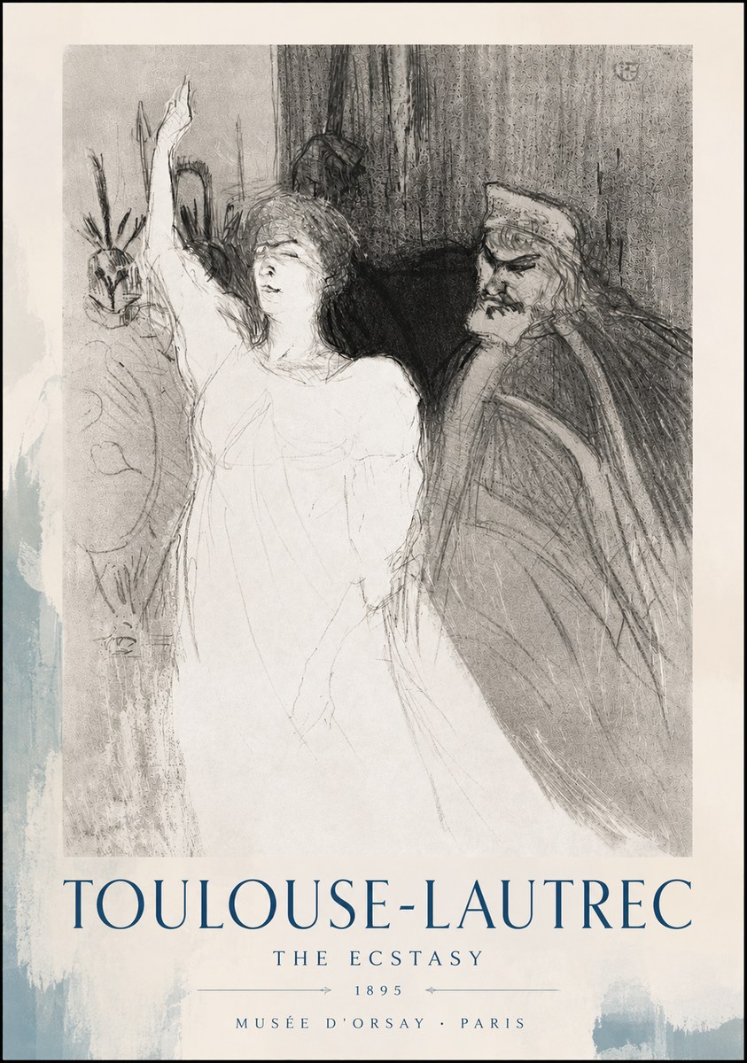 Toulouse-Lautrec The Ecstasy No6 - Poster