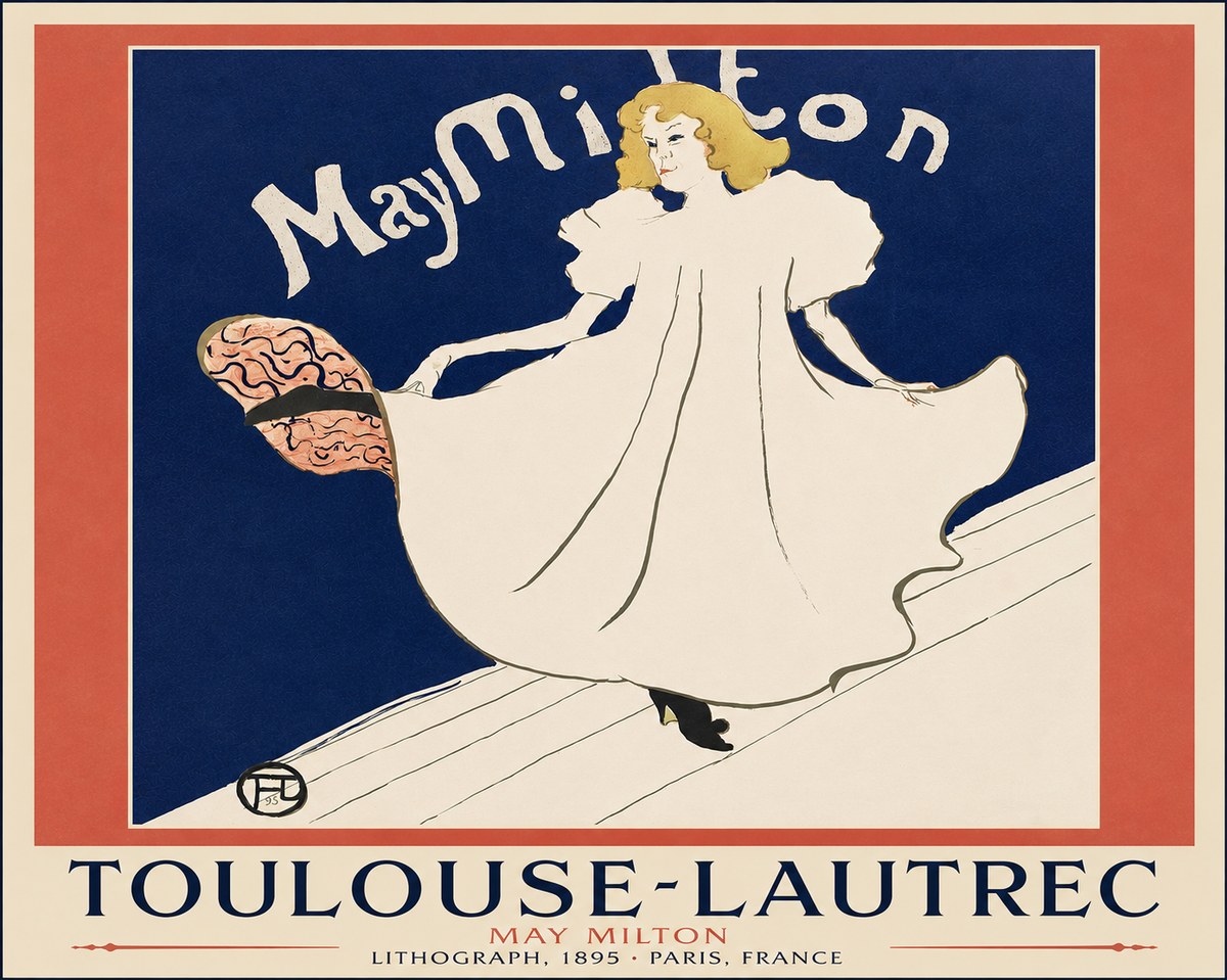 Toulouse-Lautrec May Milton No4 - Poster