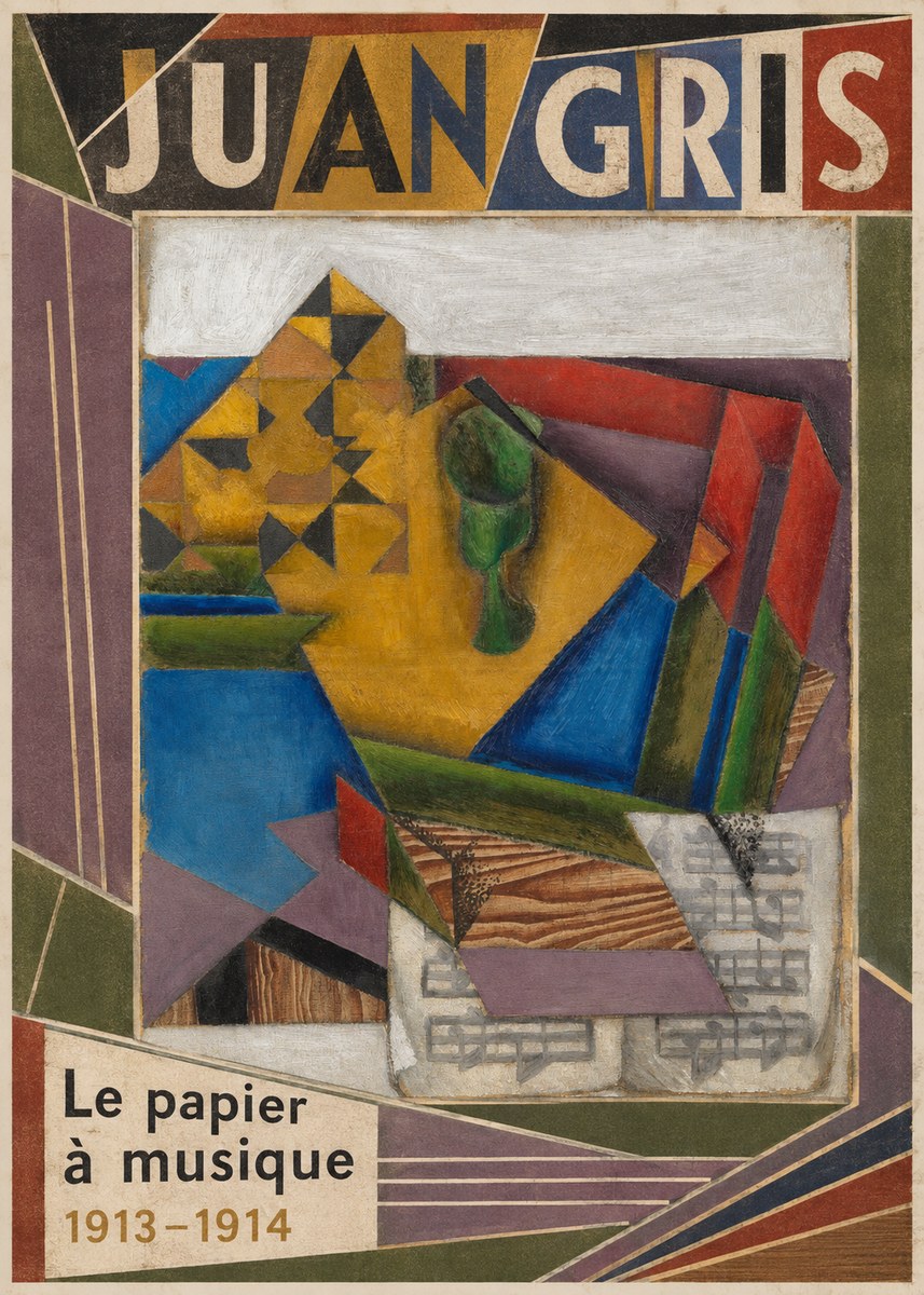 Juan Gris Le Papier À Musique No5 - Poster