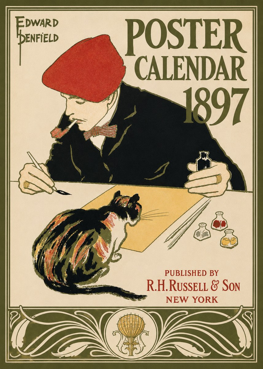 Edward Penfield Poster Calendar 1897 No3 - Poster