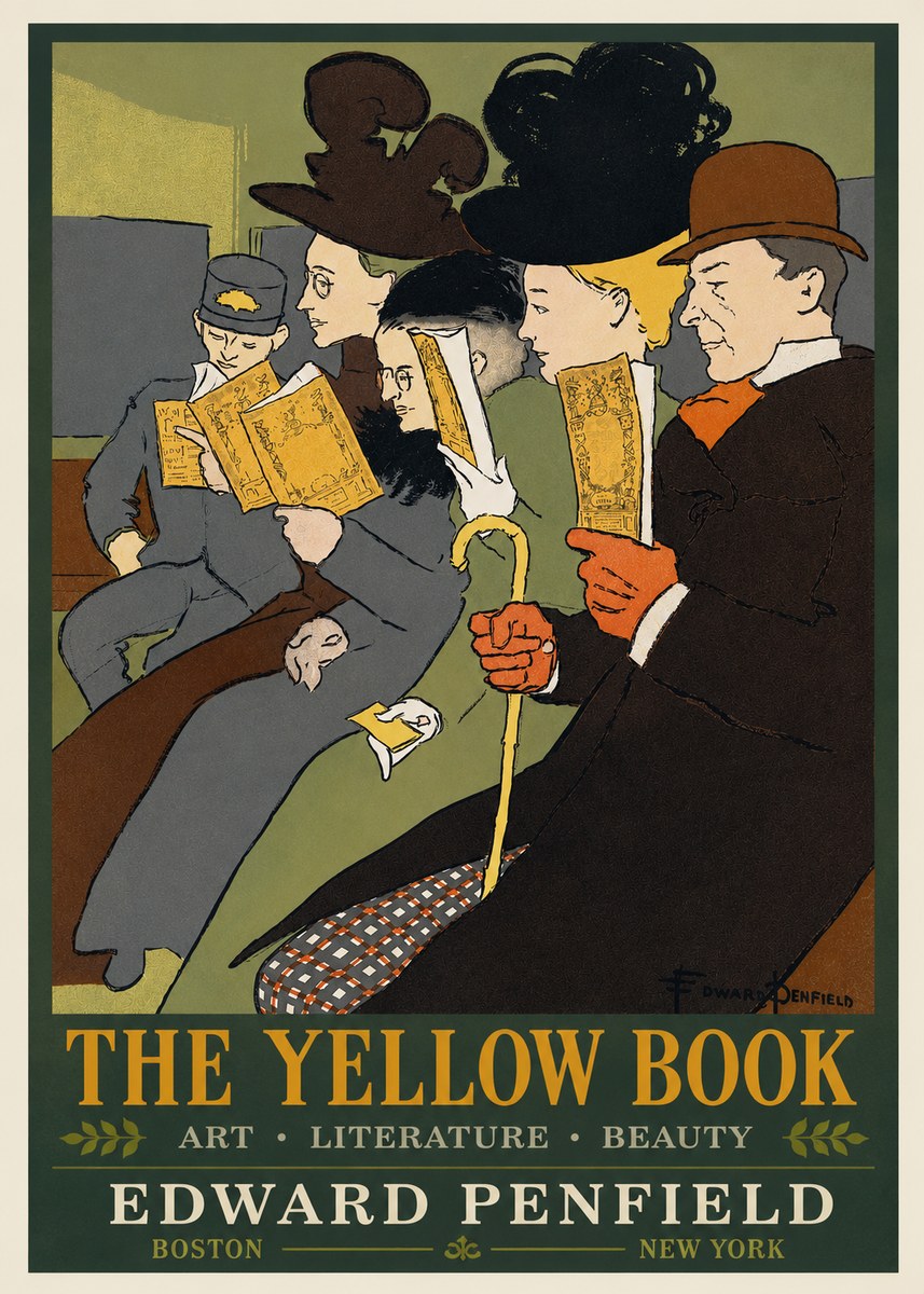 Edward Penfield The Yellow Book II No3 - Poster