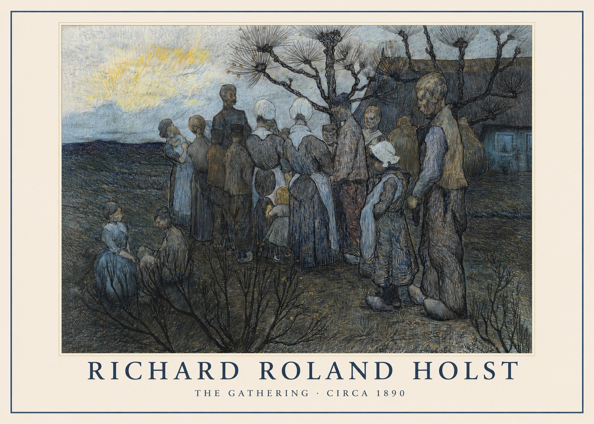 Richard Roland Holst The Gathering No1 - Poster