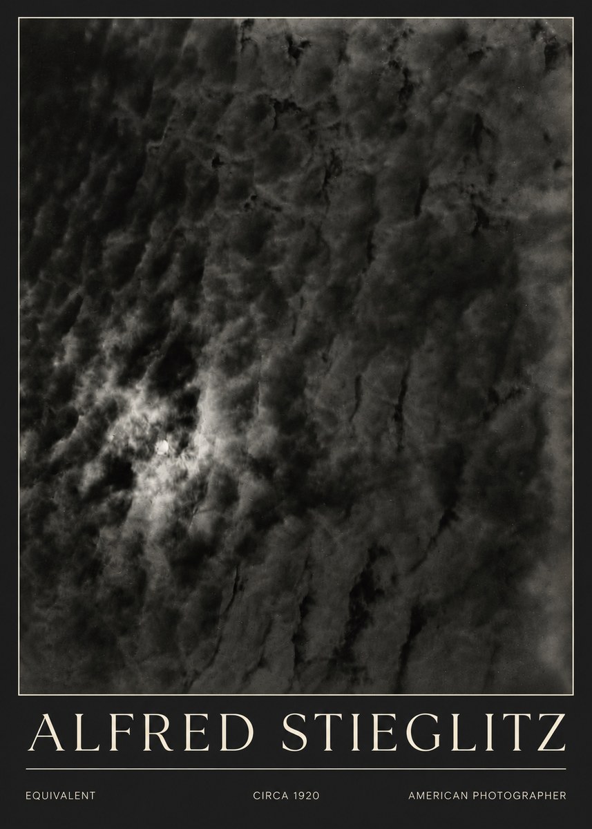 Alfred Stieglitz Equivalent II No5 - Poster