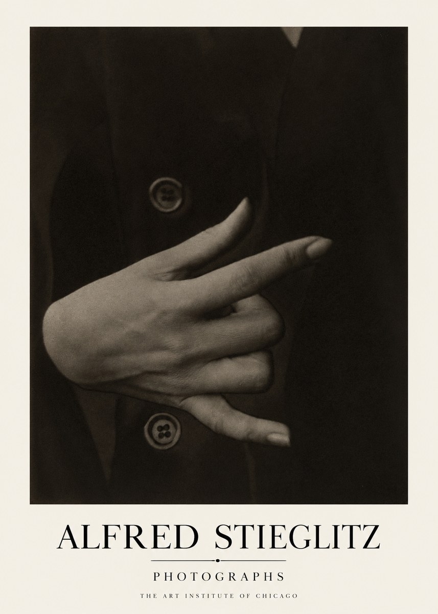 Alfred Stieglitz Hands No1 - Poster