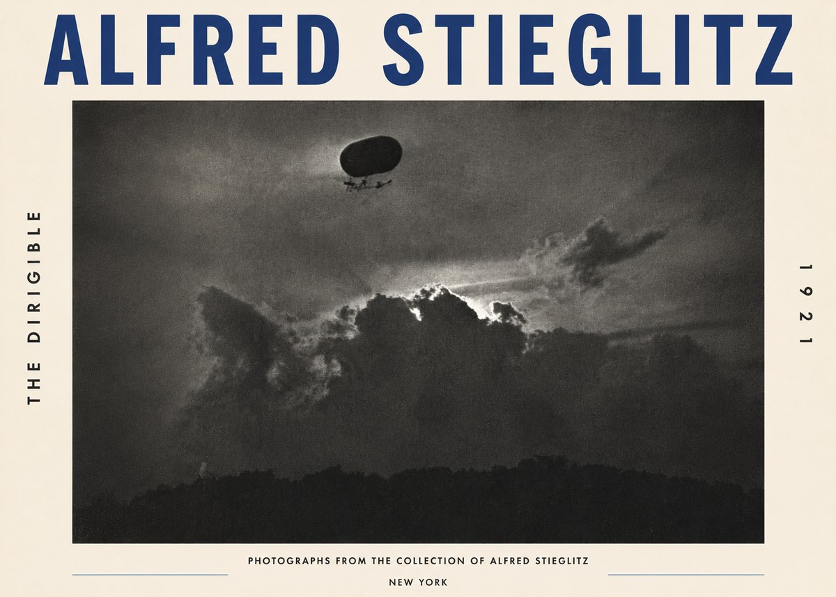Alfred Stieglitz The Dirigible No4 - Poster