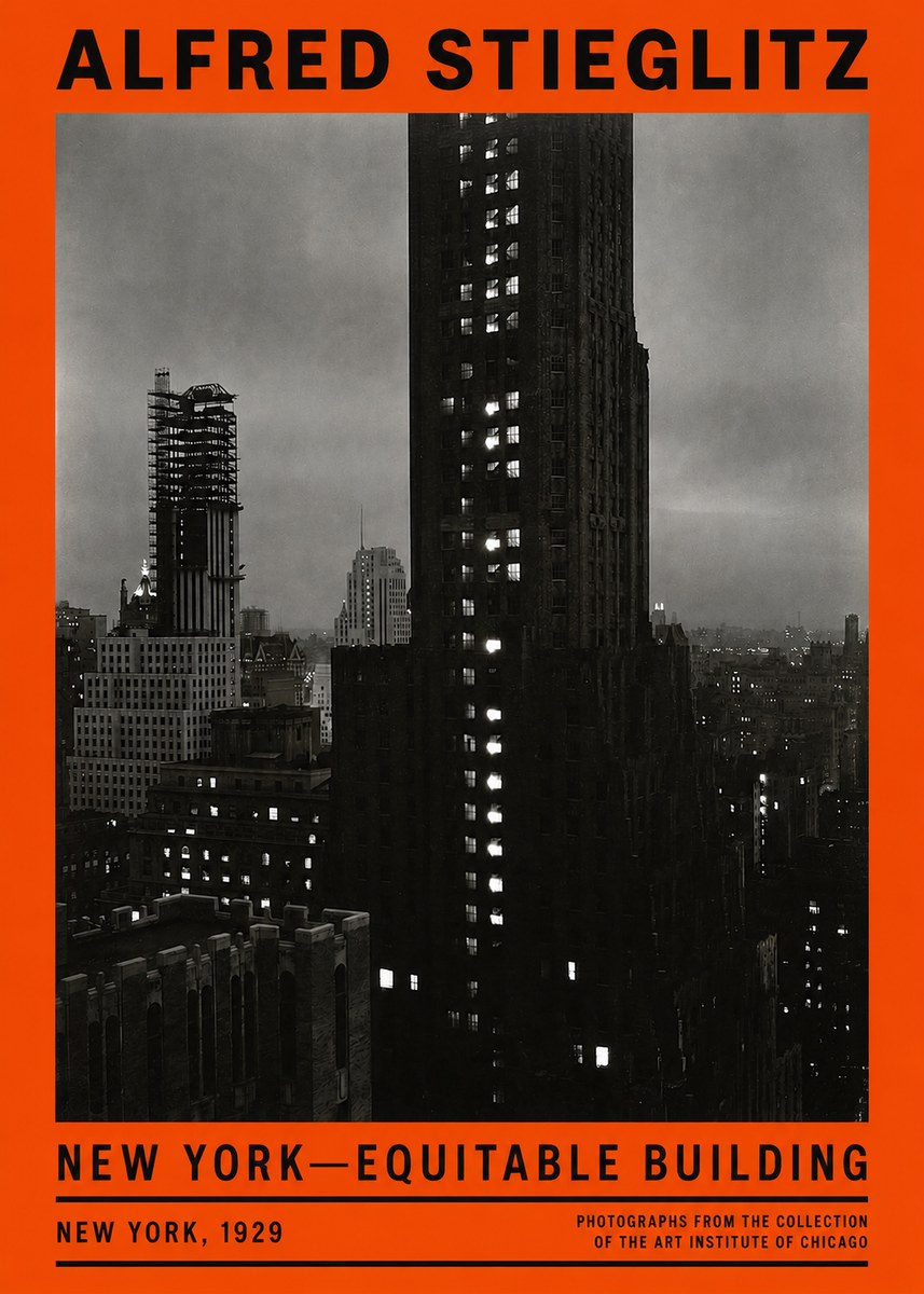 Alfred Stieglitz New York—equitable Building No2 - Poster