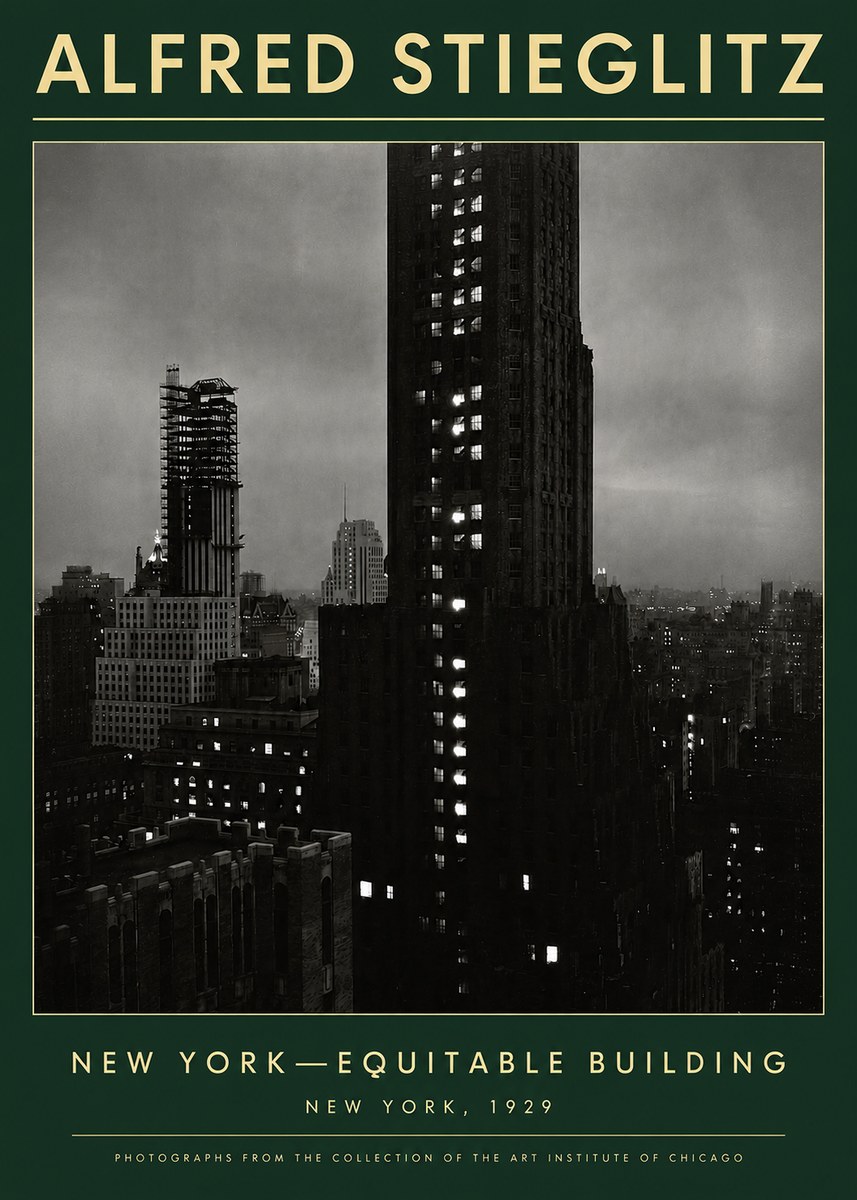 Alfred Stieglitz New York—equitable Building No5 - Poster