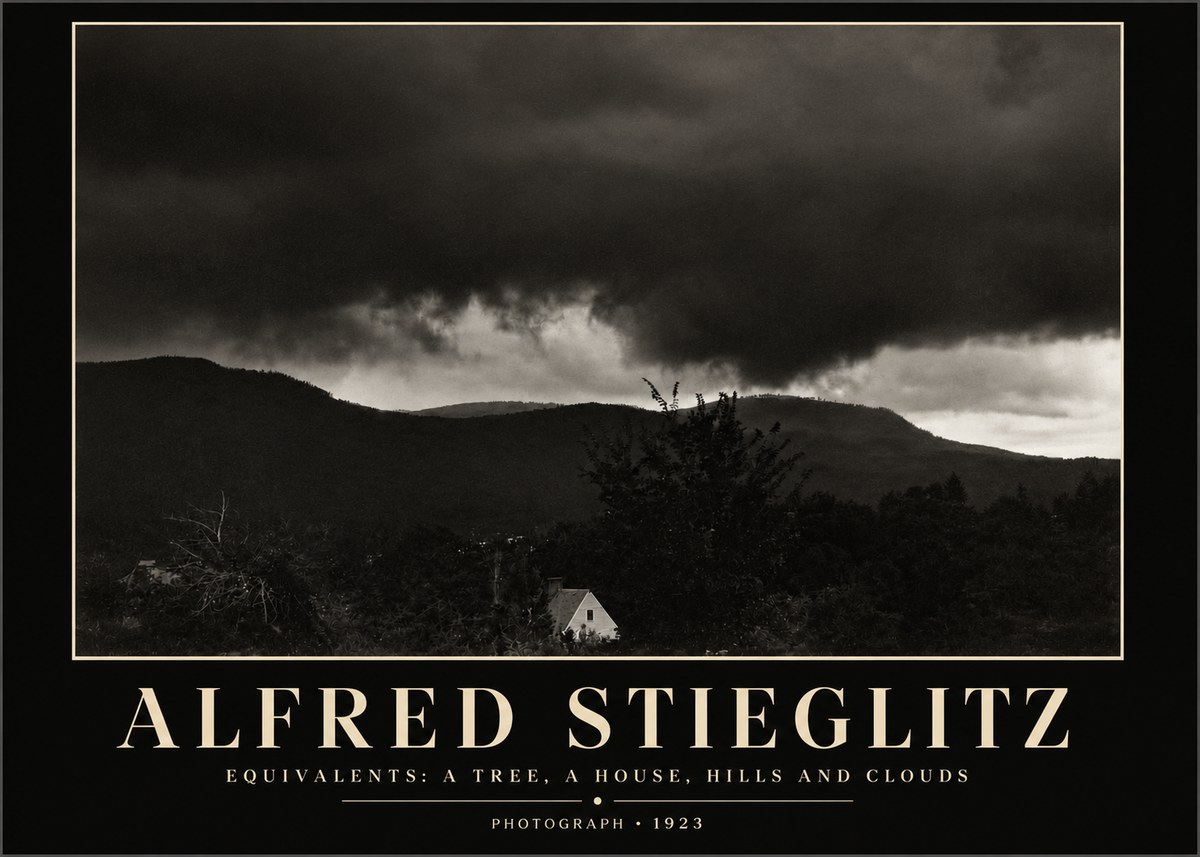 Alfred Stieglitz Equivalent VI No4 - Poster