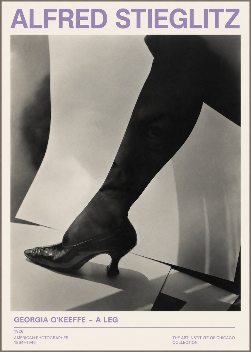 Alfred Stieglitz Georgia O'keeffe – a Leg No3 - Poster