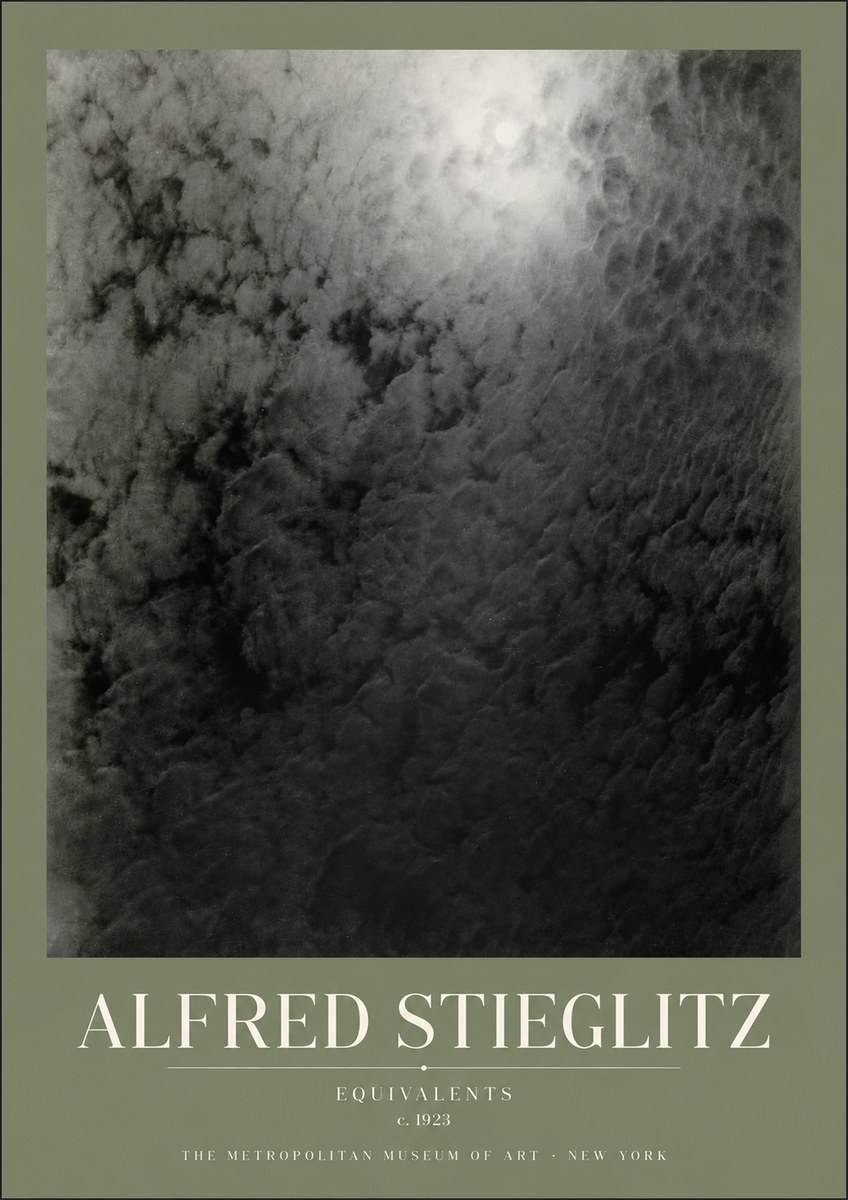 Alfred Stieglitz Equivalents IV No3 - Poster