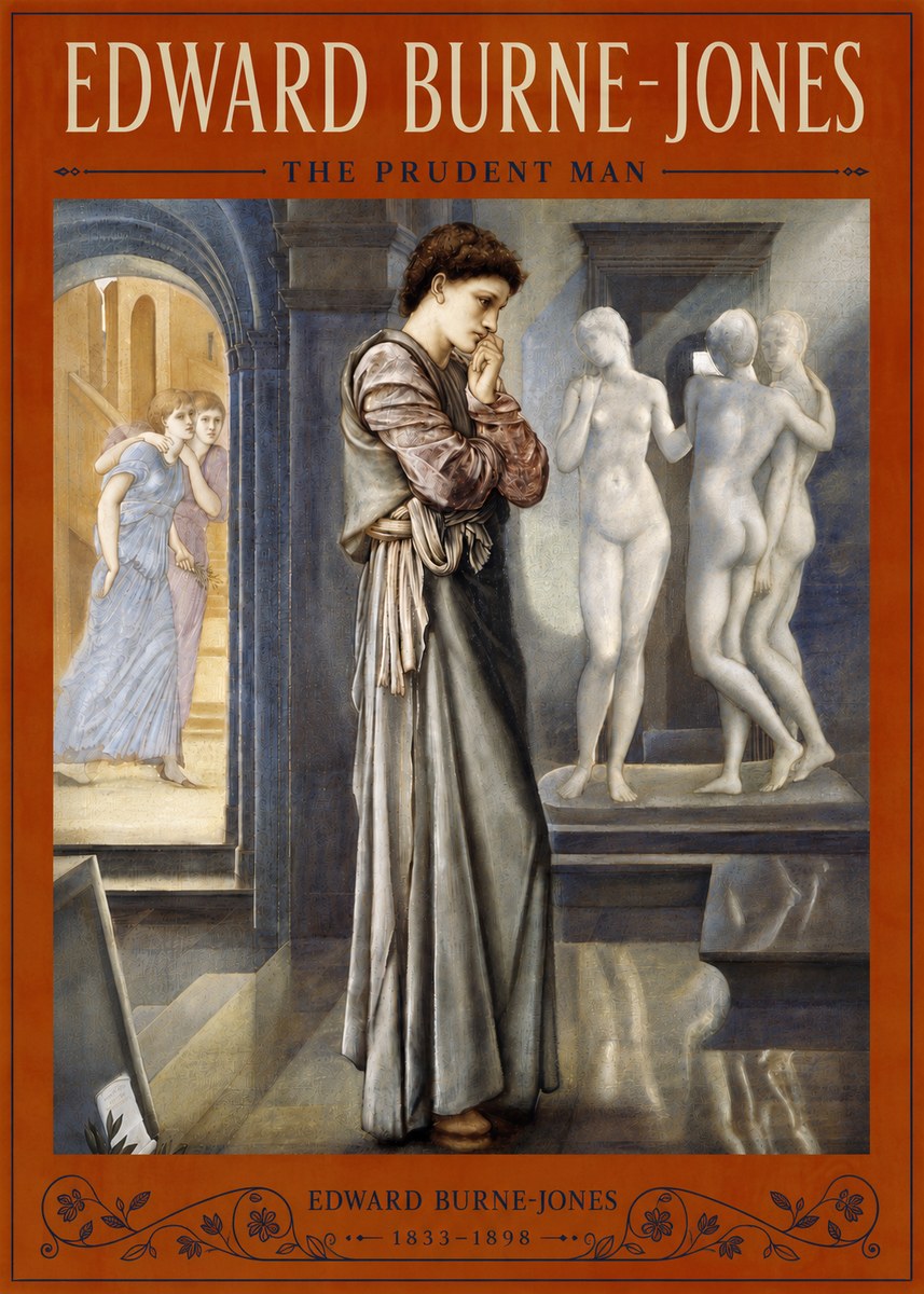 Edward Burne-Jones The Prudent Man No5 - Poster