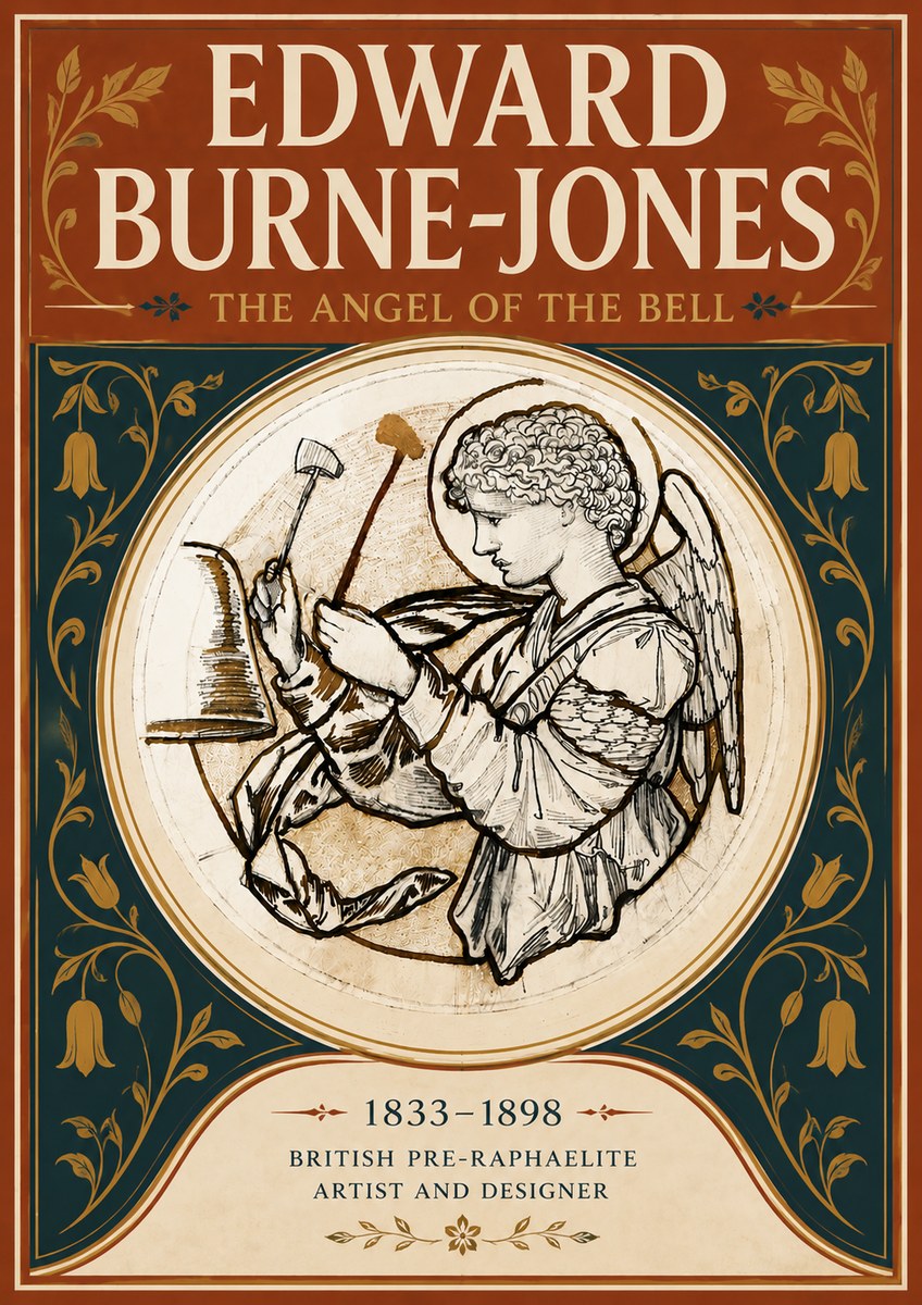 Edward Burne-Jones The Angel of the Bell No5 - Poster