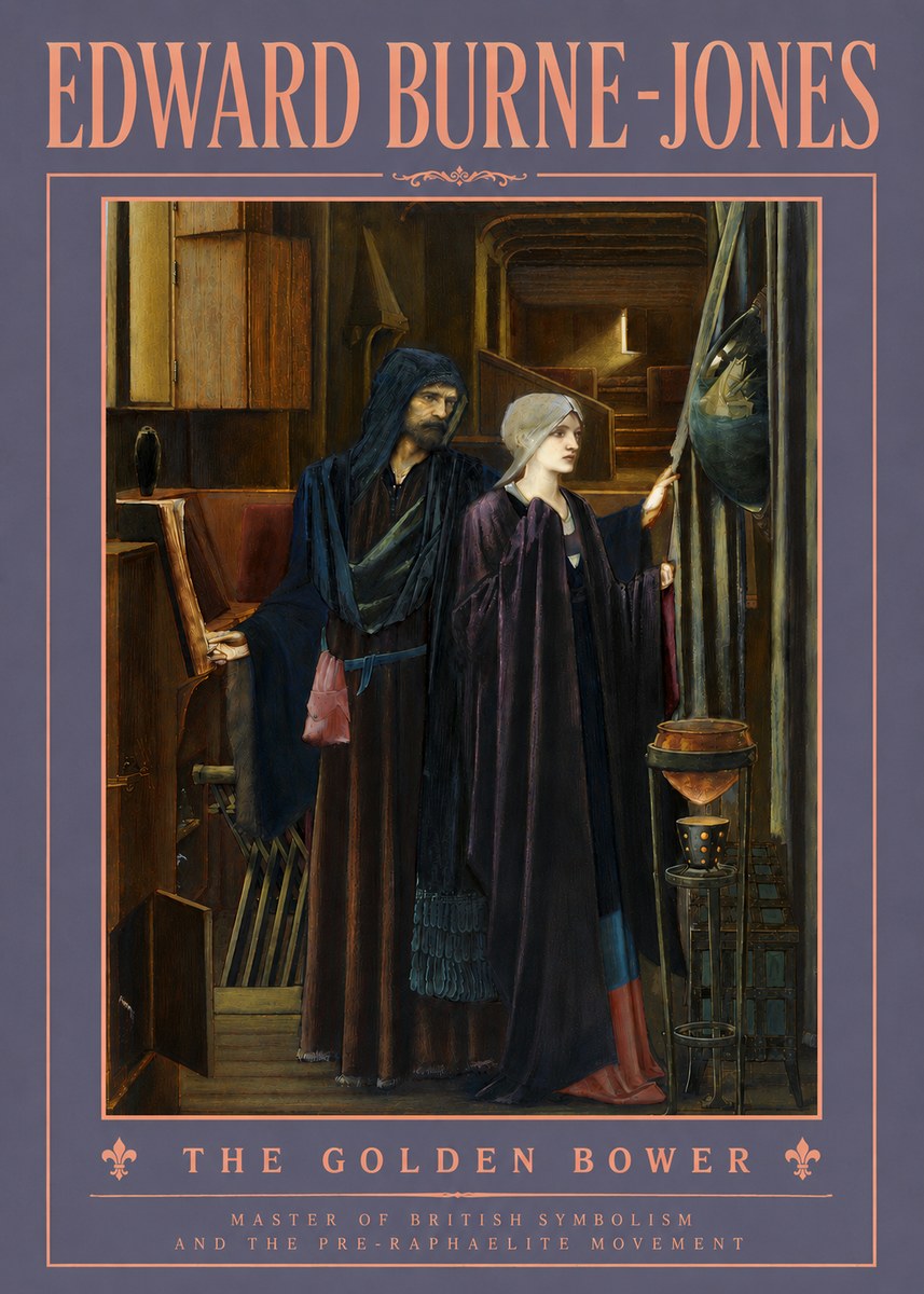 Edward Burne-Jones The Golden Bower No4 - Poster
