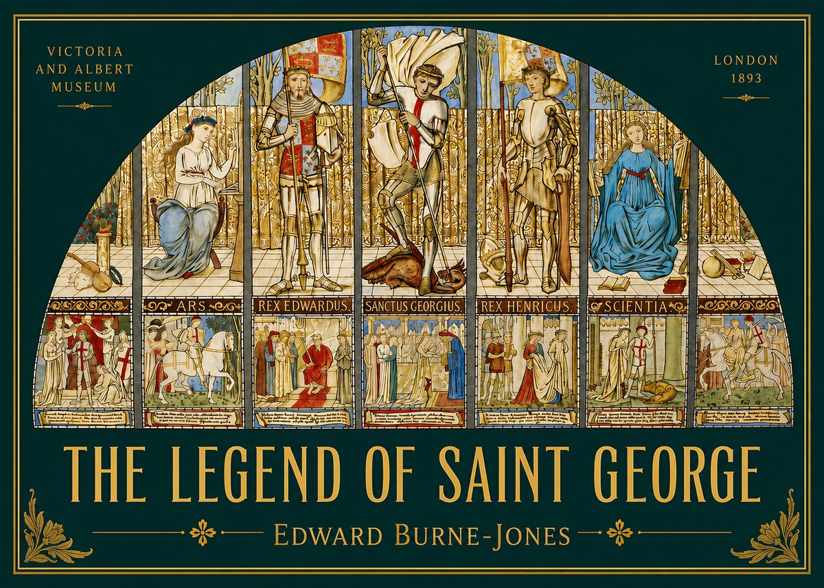 Edward Burne-Jones The Legend of Saint George No2 - Poster