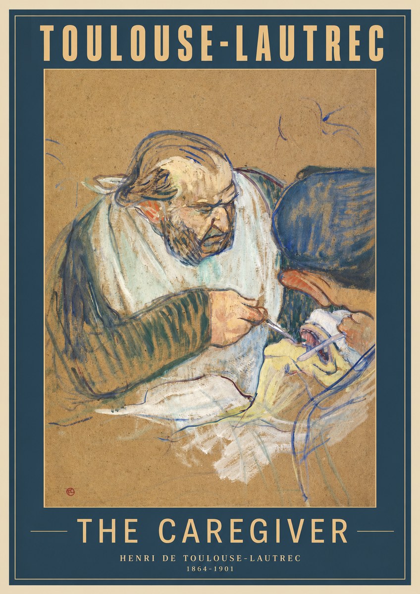Toulouse-Lautrec The Caregiver No2 - Poster