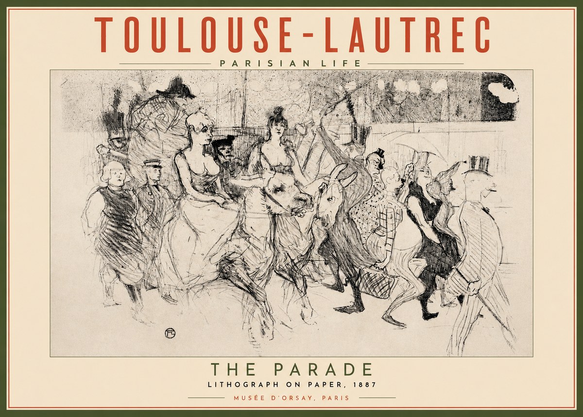 Toulouse-Lautrec The Parade No2 - Poster