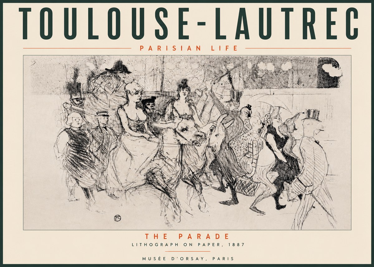 Toulouse-Lautrec The Parade No4 - Poster