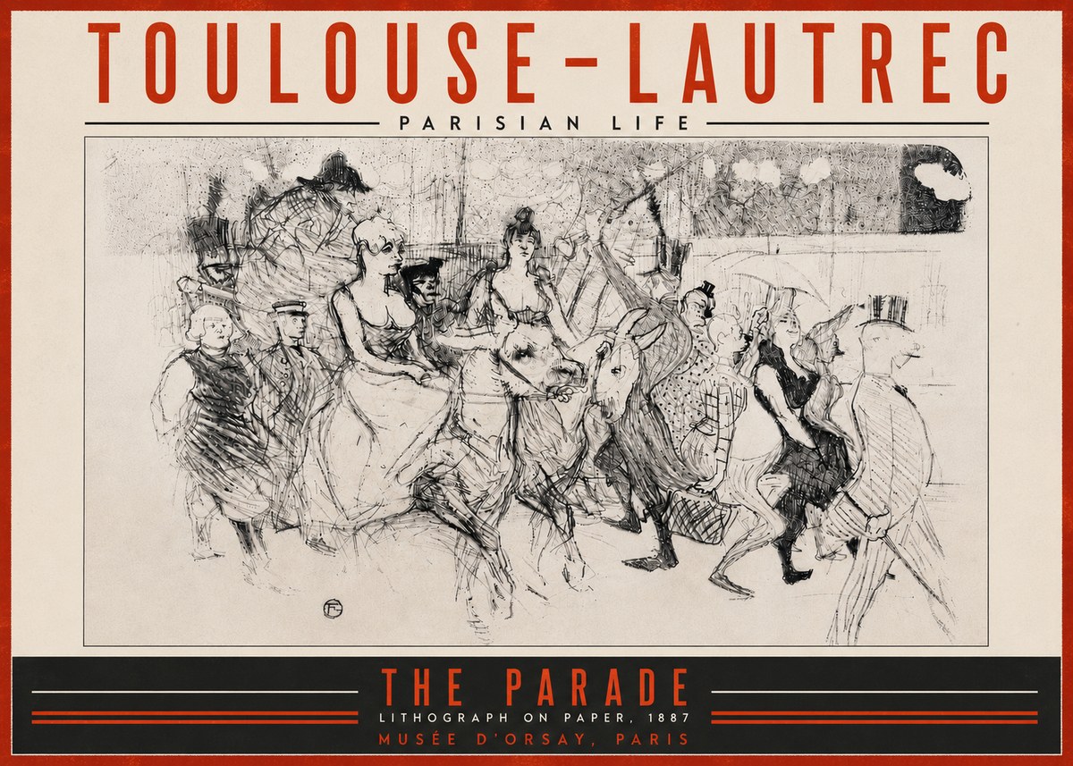 Toulouse-Lautrec The Parade No5 - Poster