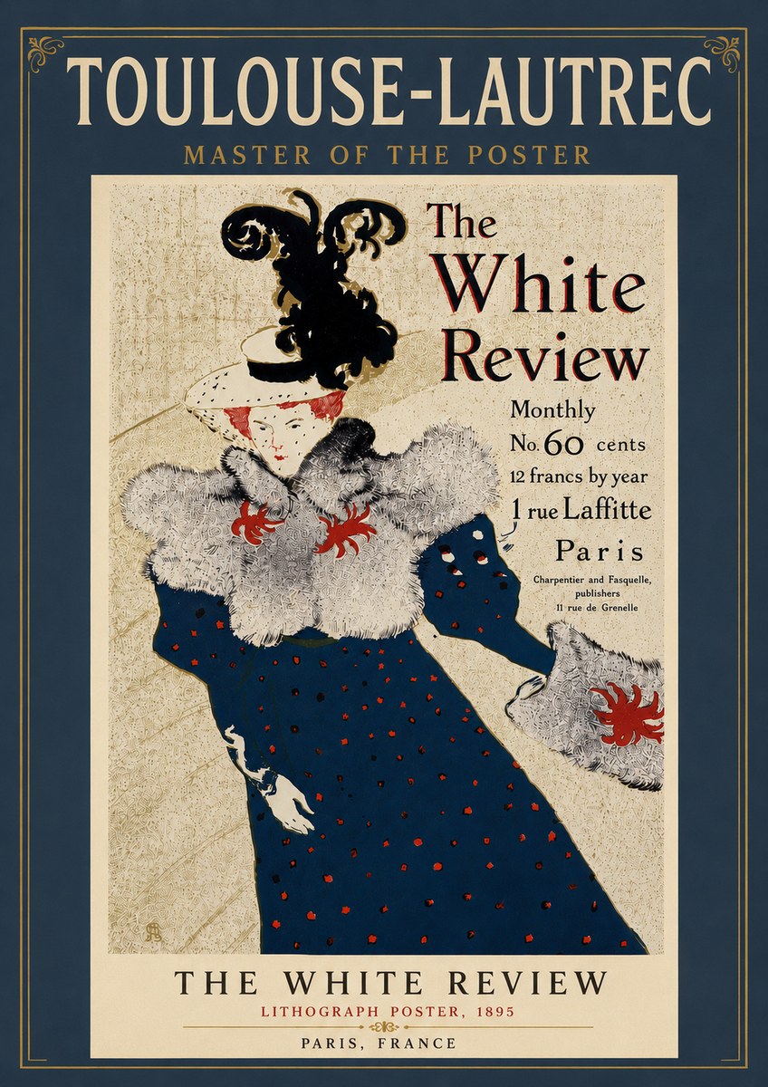 Toulouse-Lautrec The White Review No5 - Poster