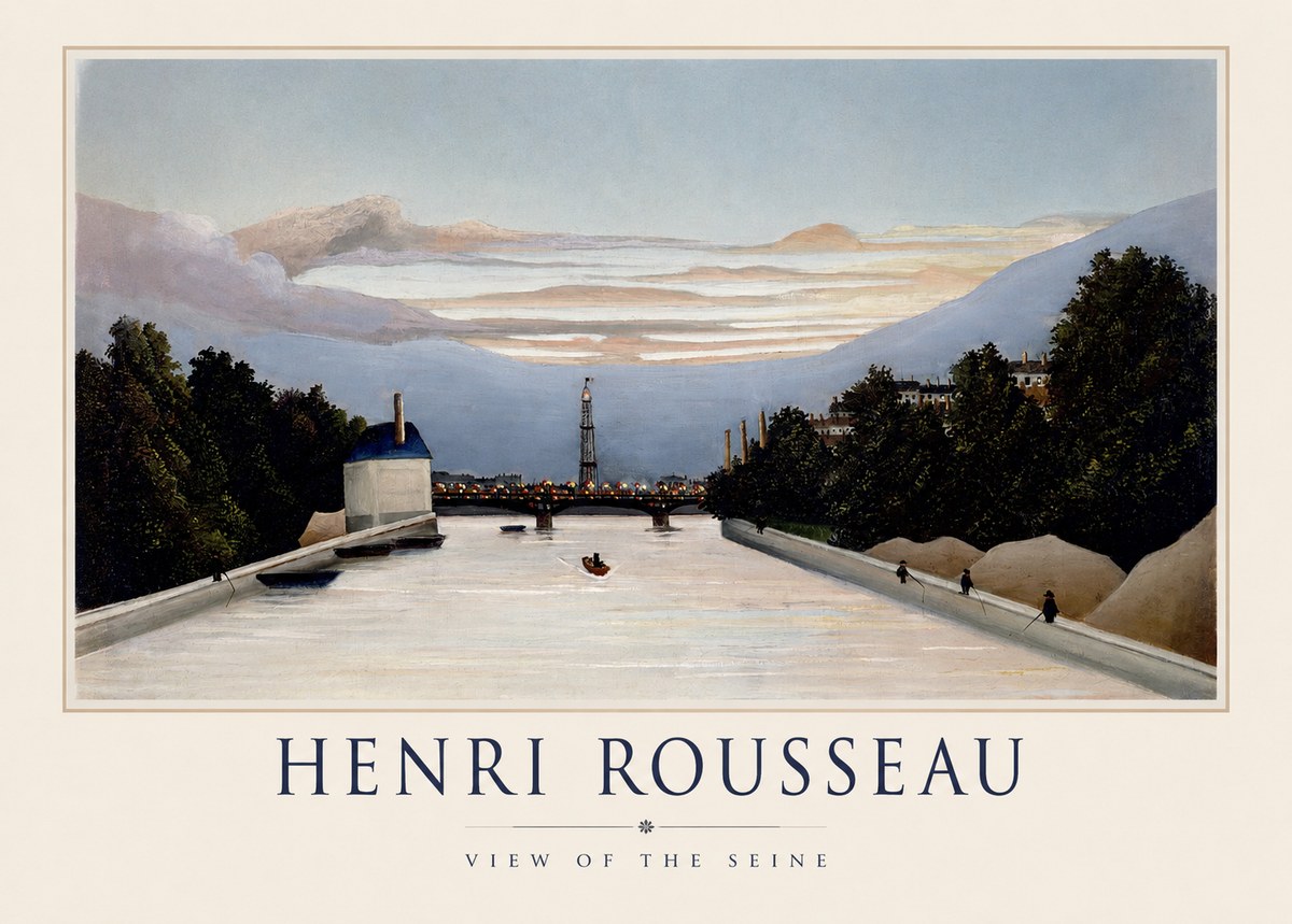 Rousseau View of the Seine No1 - Poster