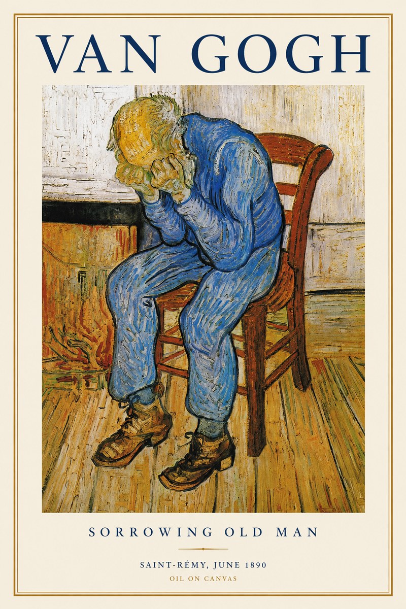 Van Gogh Sorrowing Old Man No1 - Poster